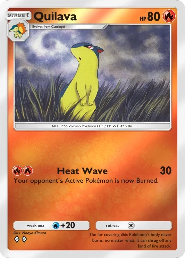 Quilava card