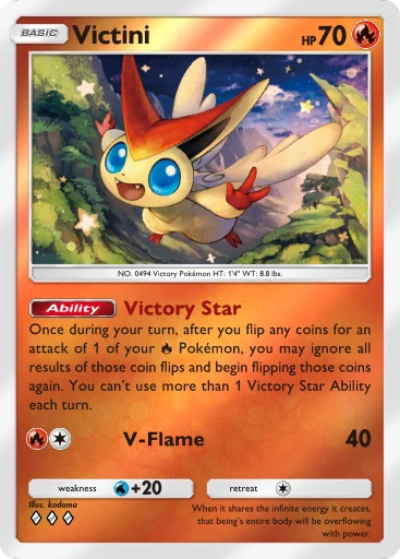 Victini card