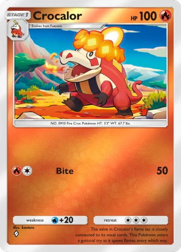 Crocalor card