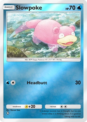 Slowpoke card