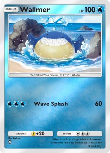 Wailmer card