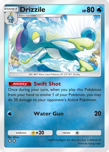 Drizzile card