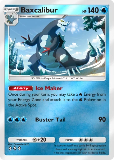 Baxcalibur card