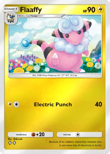 Flaaffy card
