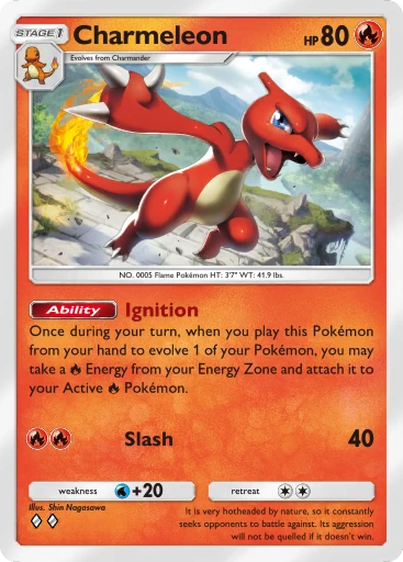 Charmeleon card