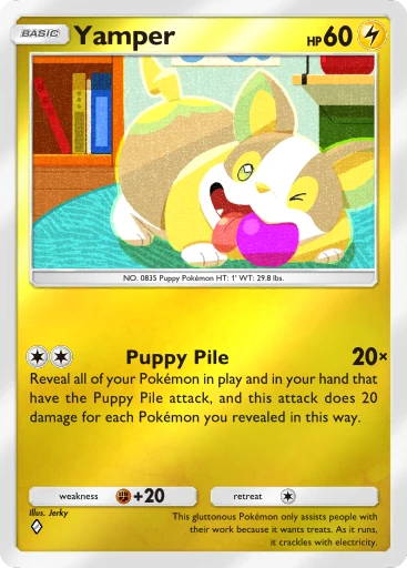 Yamper card