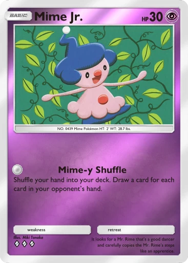 Mime Jr. card