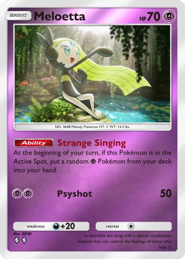 Meloetta card