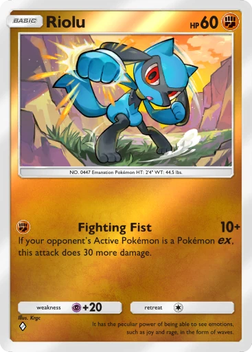 Riolu card