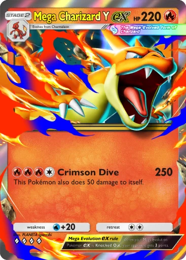 Mega Charizard Y ex card