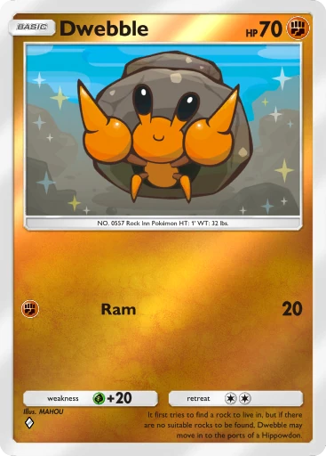 Dwebble card