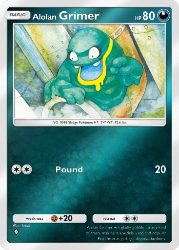 Alolan Grimer card