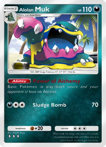 Alolan Muk card