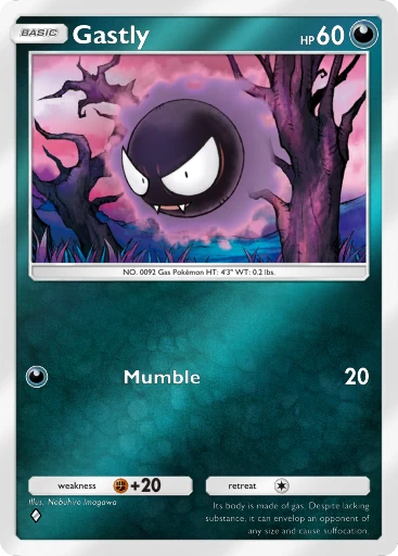 Gastly card