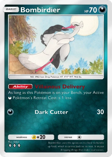 Bombirdier card