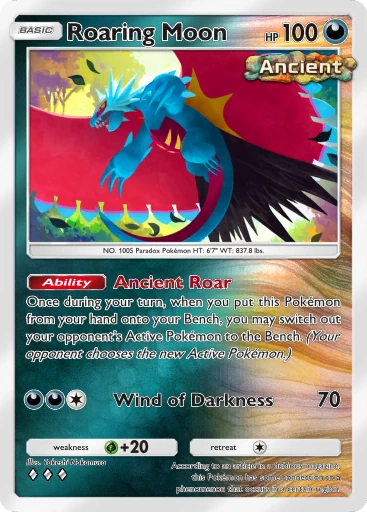 Roaring Moon card