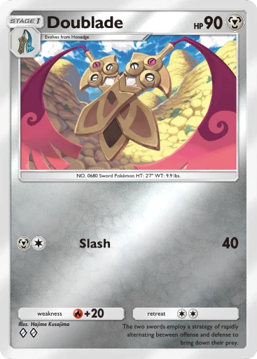 Doublade card