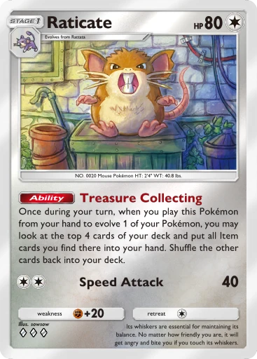 Raticate card