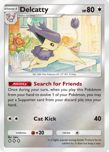 Delcatty card