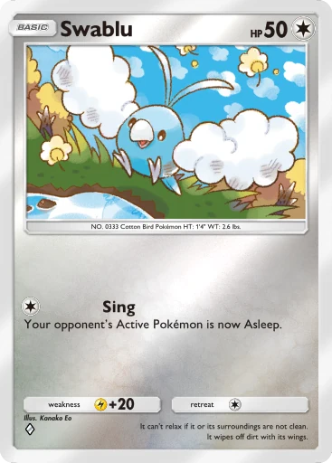 Swablu card