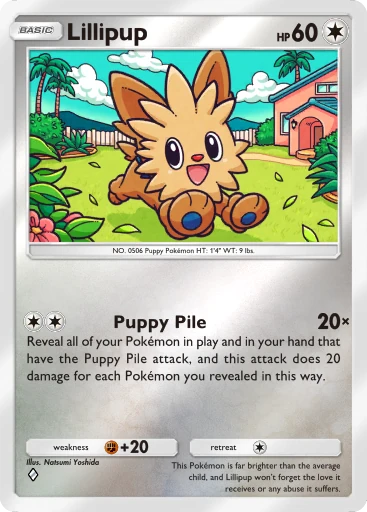 Lillipup card