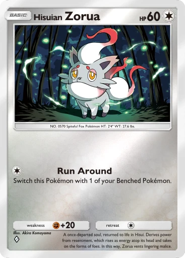 Hisuian Zorua card