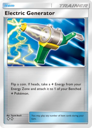 Electric Generator card