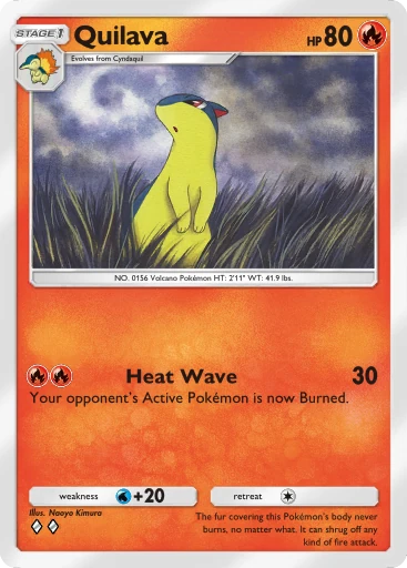 Quilava card