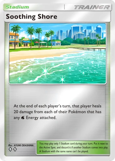 Soothing Shore card