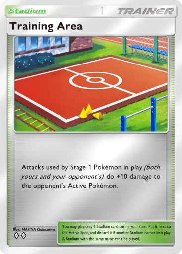 Training Area card