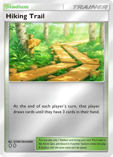 Hiking Trail card
