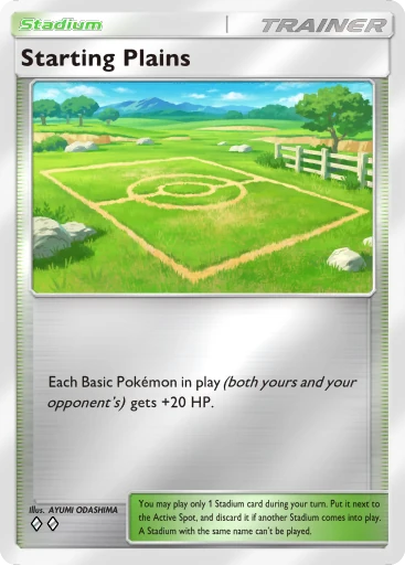 Starting Plains card