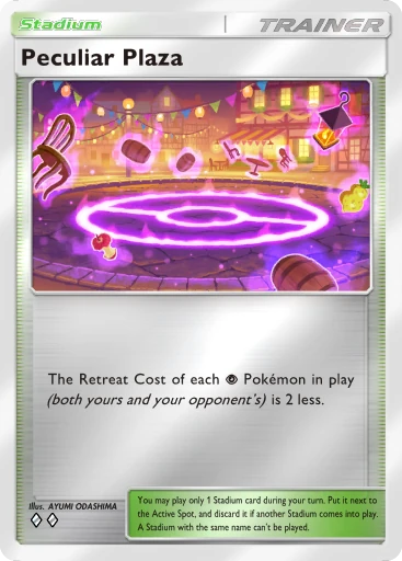 Peculiar Plaza card