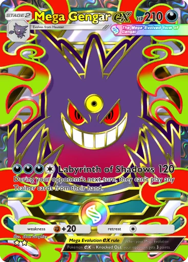 Mega Gengar ex card