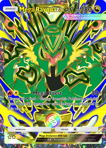 Mega Rayquaza ex card