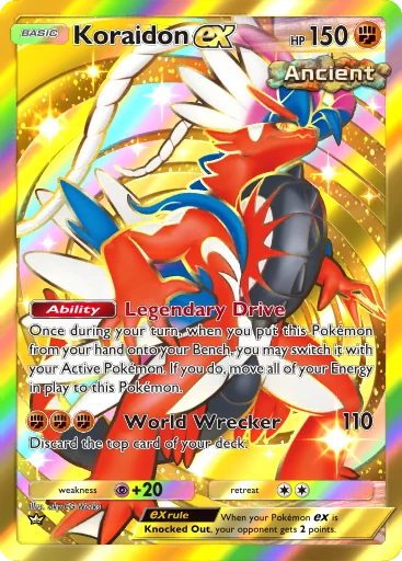 Koraidon ex card