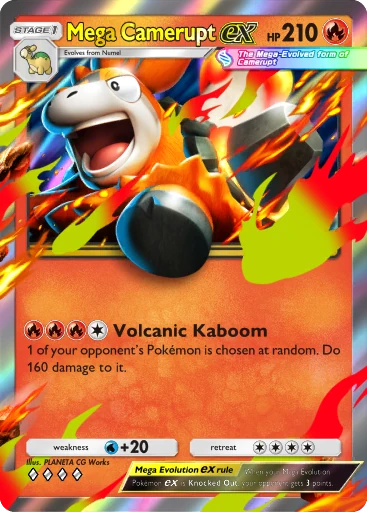 Mega Camerupt ex card