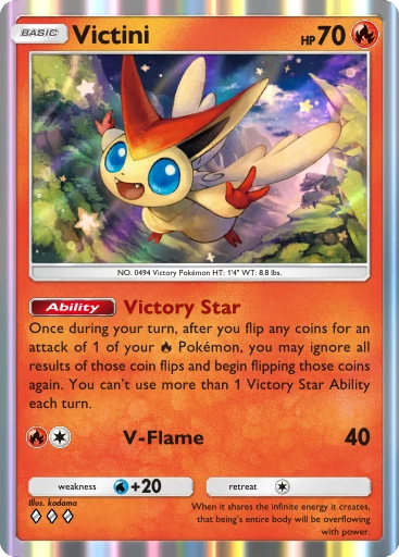 Victini card