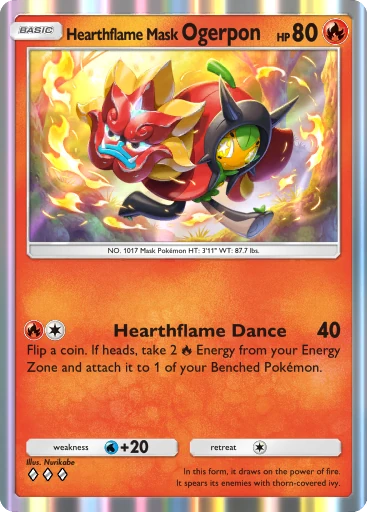 Hearthflame Mask Ogerpon card