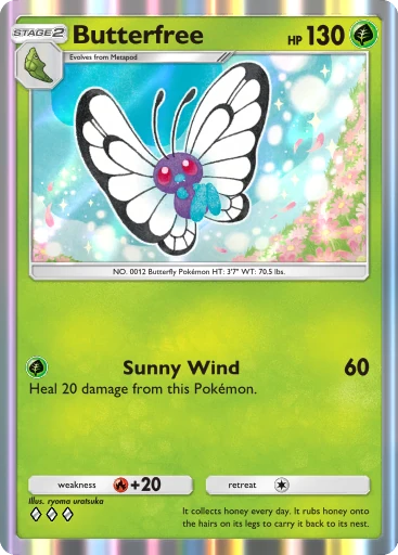 Butterfree card