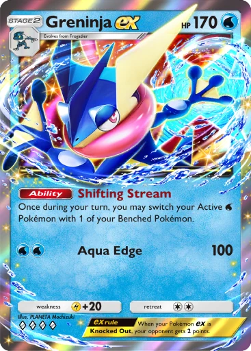 Greninja ex card