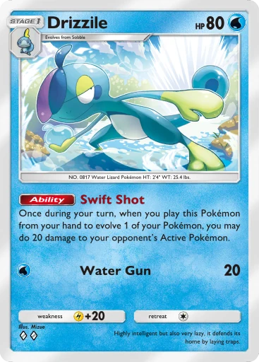 Drizzile card