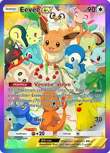 Eevee ex card