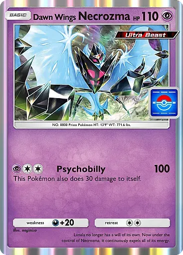 Dawn Wings Necrozma card