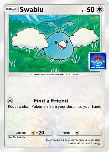 Swablu card