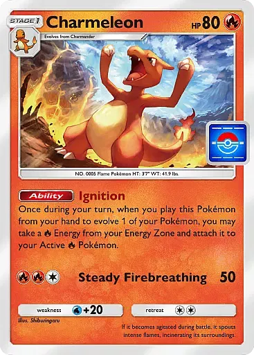 Charmeleon card