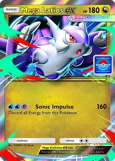 Mega Latios ex card