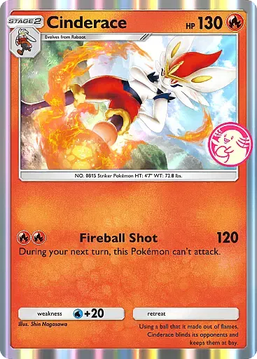 Cinderace card