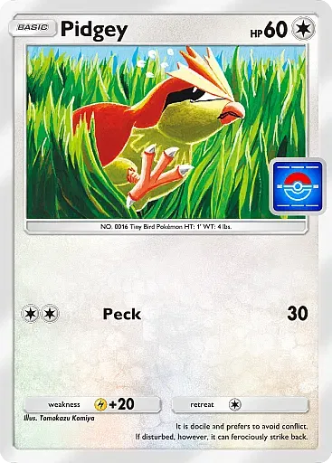 Pidgey card