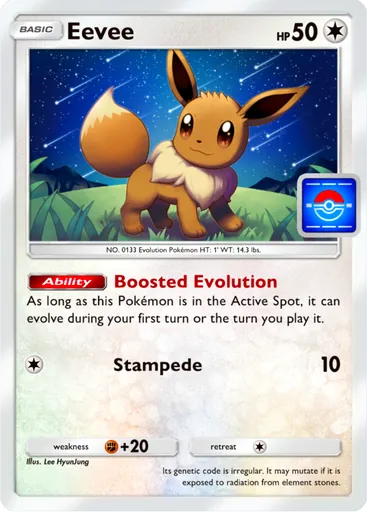 Eevee card